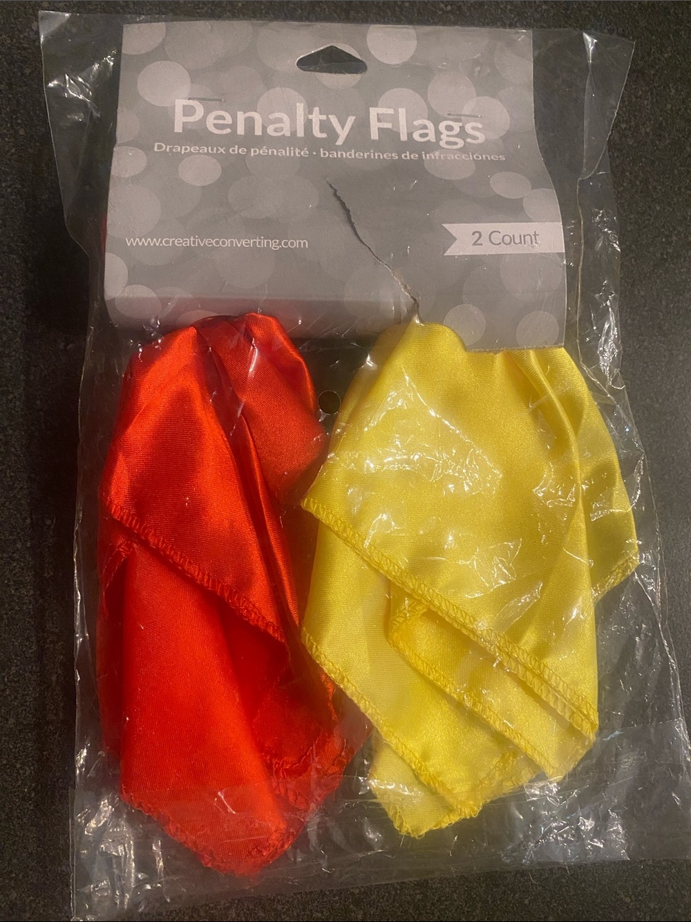 Penalty Flags - Red and Yellow Set